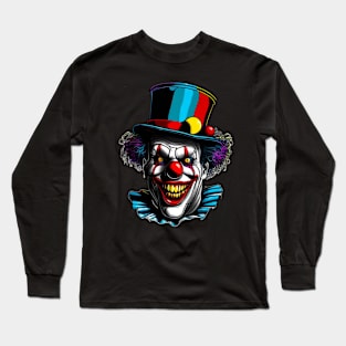 Creepy Clown Long Sleeve T-Shirt